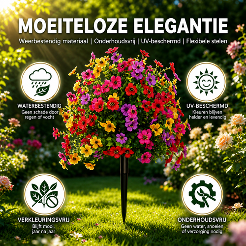 Kleurrijke Nepbloemen Decoratie