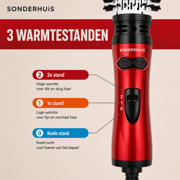 2 In 1 Stijl- en Krulborstel