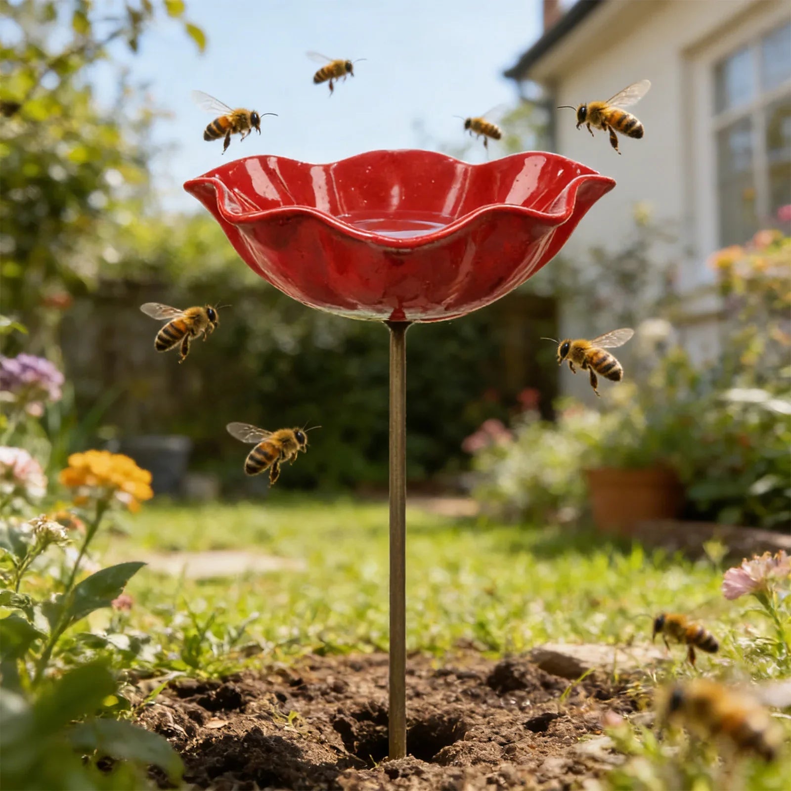 BloomShine™ |Bloemvormige Waterplek Buiten